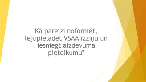 vsaa izziņa 2022.